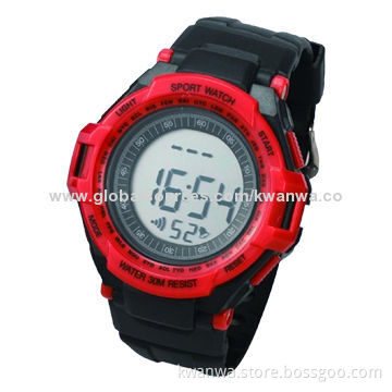 2014 Sports Heart Rate Watch with Warning Function, Alarm Function, 12/24-hour Display Format
